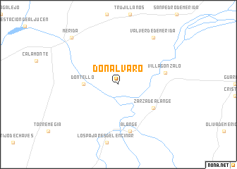 map of Don Álvaro