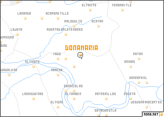 map of Doña María