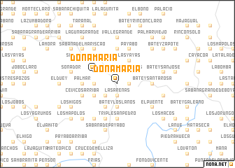 map of Doña María