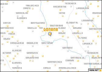 map of Doñana