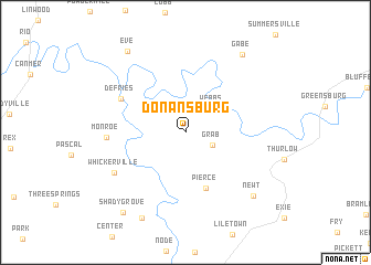 map of Donansburg