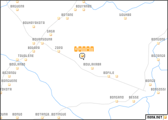 map of Donan