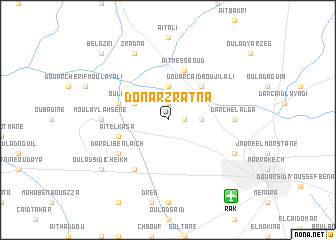 map of Donar Zratna