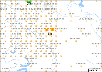 map of Donār