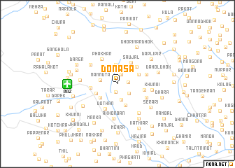 map of Donāsa