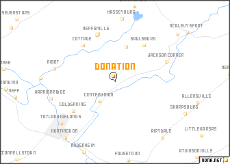 map of Donation