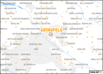 map of Donaufeld