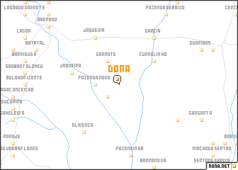 map of Dona