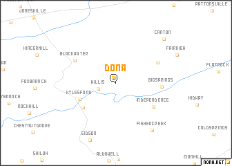 map of Dona