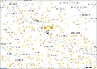 map of Dona