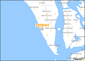 map of Donbaik