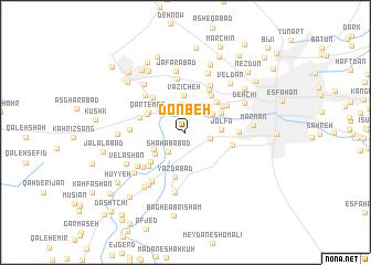 map of Donbeh