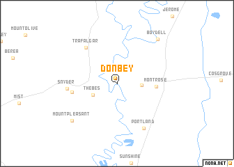 map of Donbey