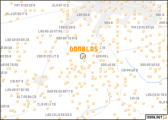 map of Don Blas