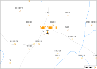 map of Donbokui