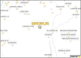 map of Don Carlos