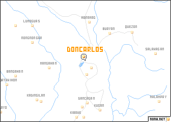 Don Carlos Bukidnon Map Don Carlos (Philippines) Map - Nona.net