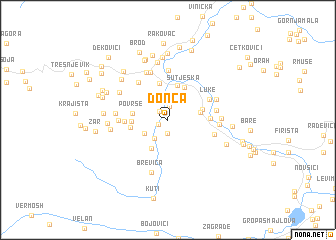 map of Ðonca