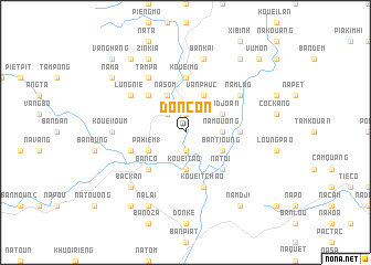 map of Don Con