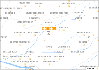 map of Dondas