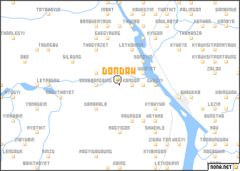 map of Dondaw