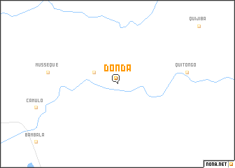 map of Donda