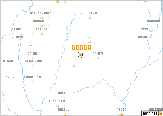 map of Donda