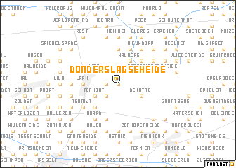 map of Donderslagse Heide