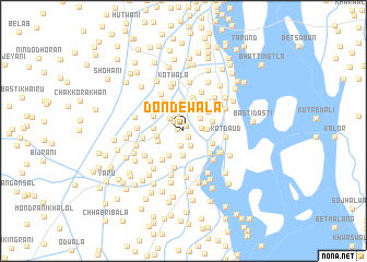 map of Dondewāla