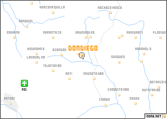 map of Don Diego