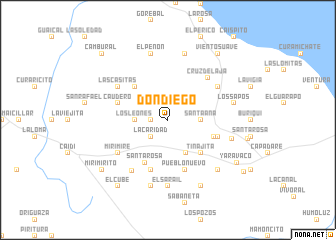 map of Don Diego