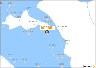 map of Dondou