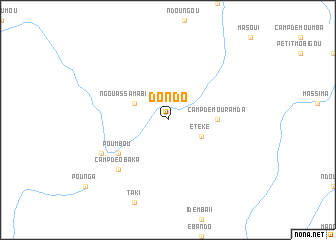 map of Dondo