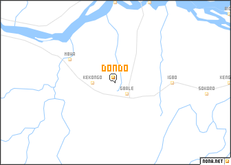 map of Dondo