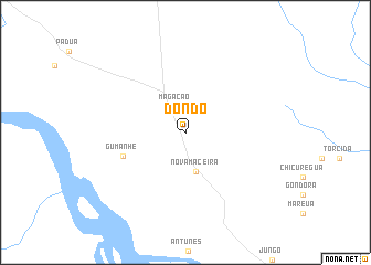 map of Dondo