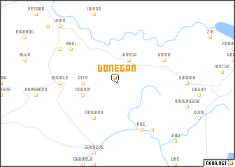 map of Donegan