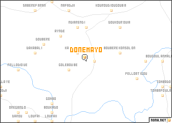 map of Doné Mayo