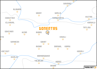 map of Dönertaş