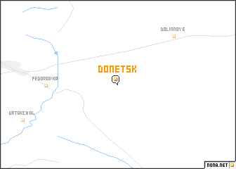 map of Donetsk