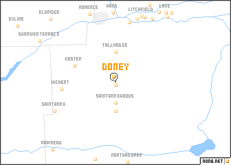 map of Doney