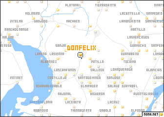 map of Don Félix