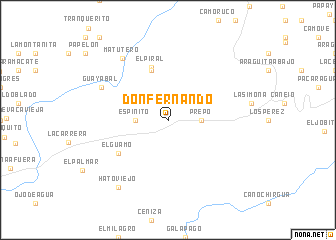 map of Don Fernando