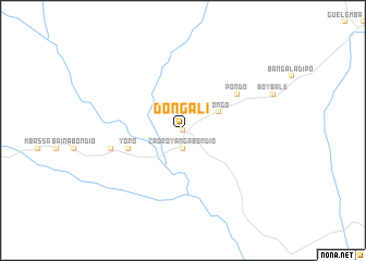 map of Dongali