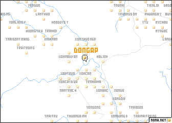 map of Ðông Âp