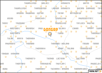 map of Ðông Ấp