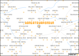map of Dongatouapèroun