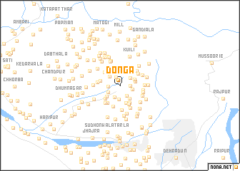 map of Donga