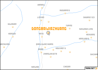 map of Dongbaijiazhuang