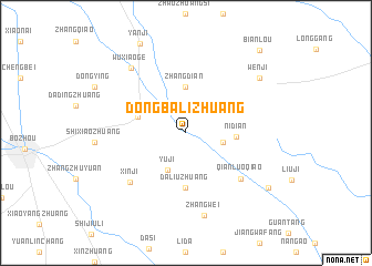 map of Dongbalizhuang