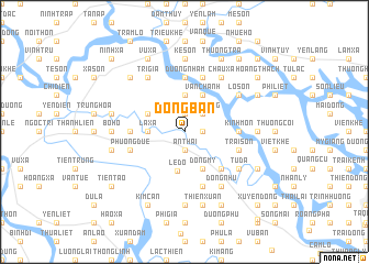 map of Dông Bản